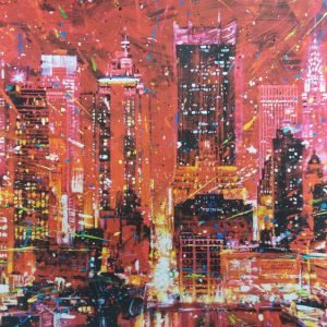 Megalopolis, giclee, Nenad Vorih