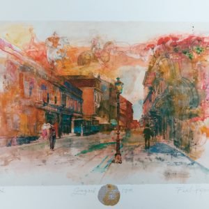 Zagreb 1914., giclee, Fadil Vejzović, 55x70 cm