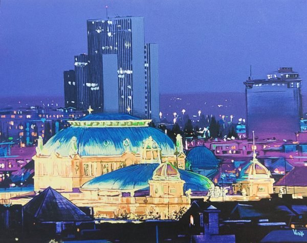 Zagreb - HNK, giclee, Nenad Vorih, 40x50 cm