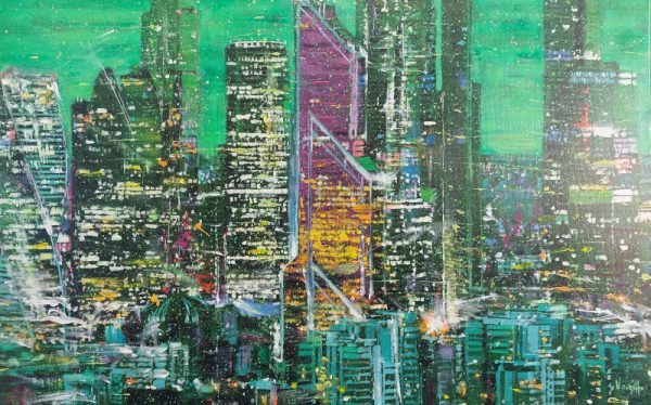 Megalopolis, giclee, Nenad Vorih