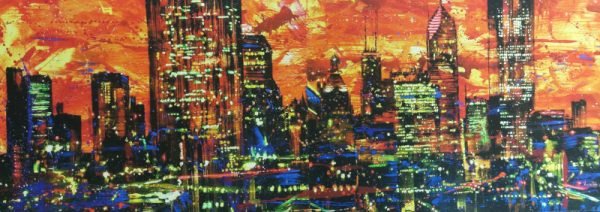 Megalopolis, giclee, Nenad Vorih, 14,5x39,5 cm