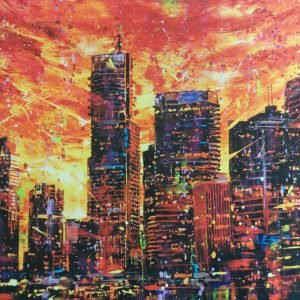 Megalopolis, giclee, Nenad Vorih