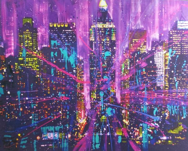 Megalopolis, giclee, Nenad Vorih