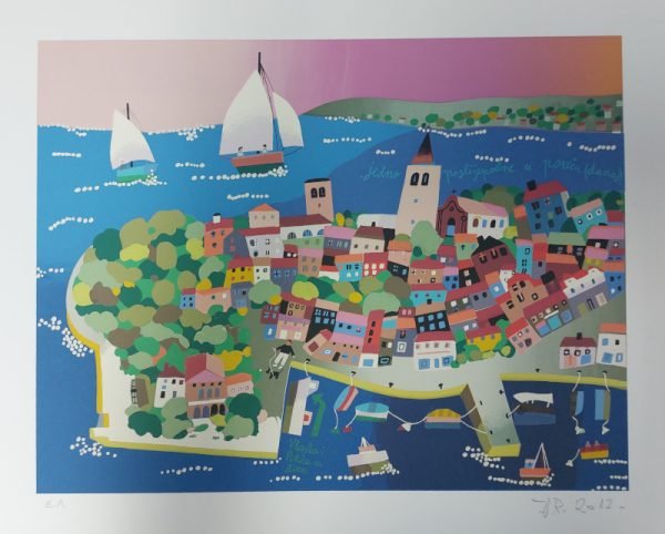 Poreč, grafika, Vojo Radoičić