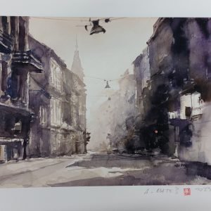 Zagreb, Ilica, giclee, Antun Mateš, 35 x 50 cm